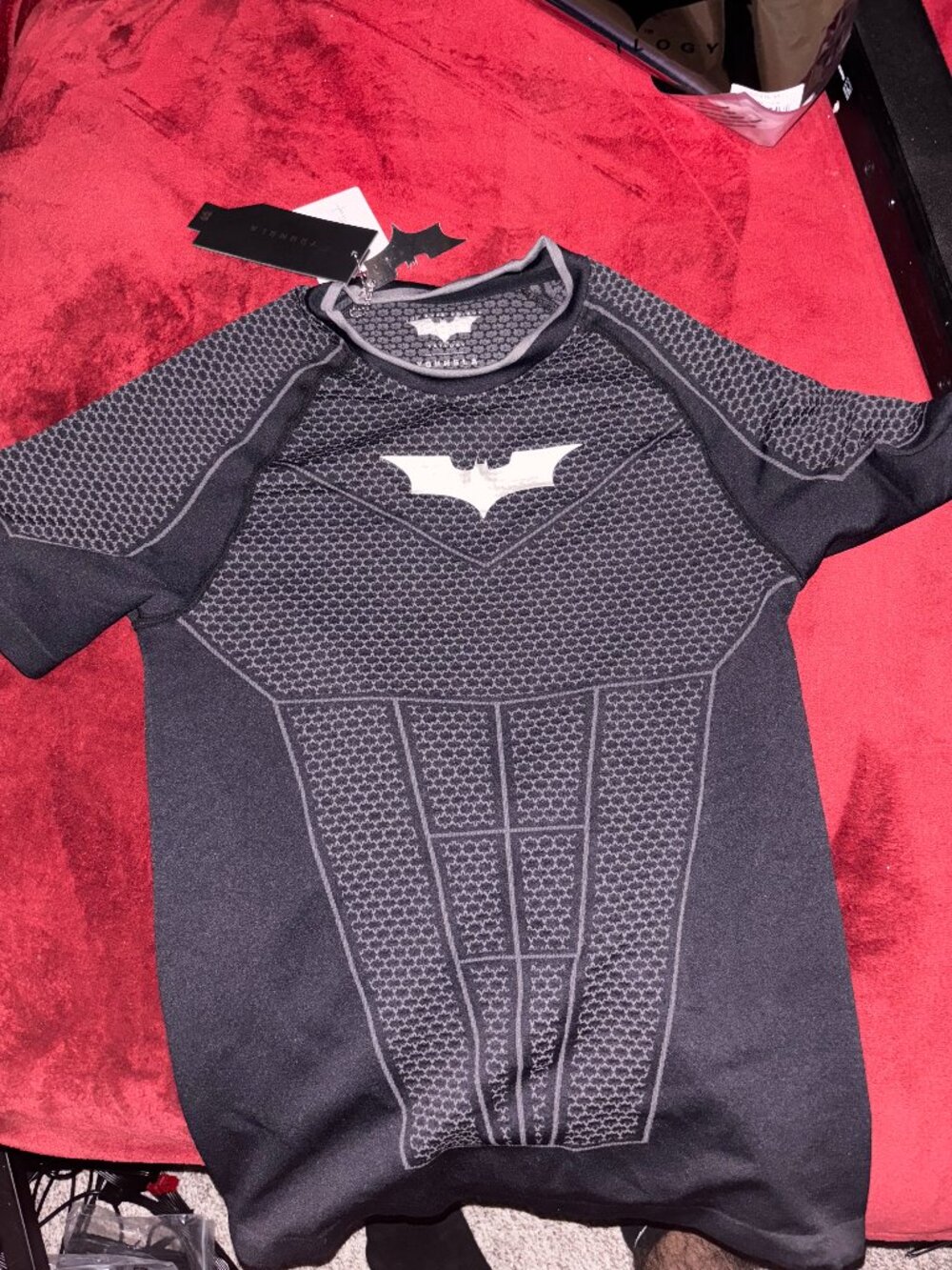 Youngla Batman compression BLACK, Size L. Never Worn, new with tags